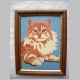 Katze liegend