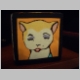 Shot orange cat