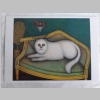 Katzenkunstpostkarte 4