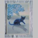 Katze in Blau