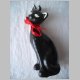 Kerze Katze schwarz